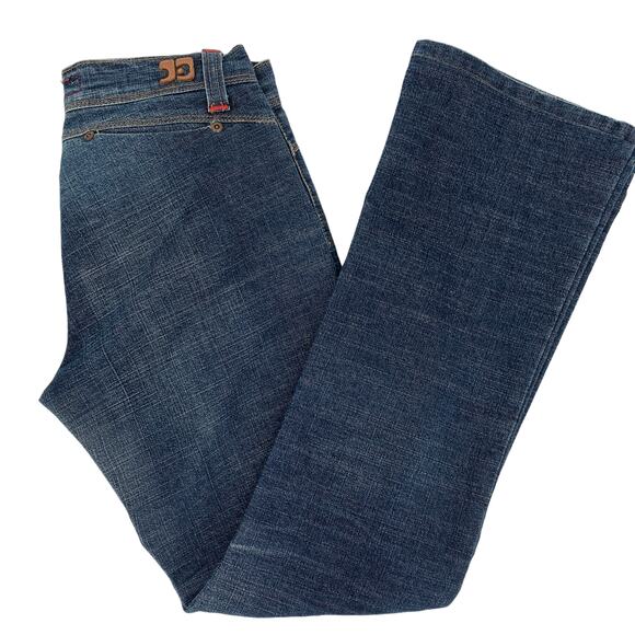 2/$30 Vintage Joe's Jeans Size 25 Straight Leg Dark Wash Slip Button Fly - Picture 1 of 8